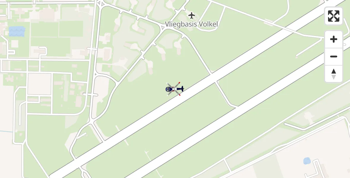 Vluchtroute Politiehelikopter Vliegbasis Volkel - Vliegbasis Volkel, 03 oktober 2026, 18:08