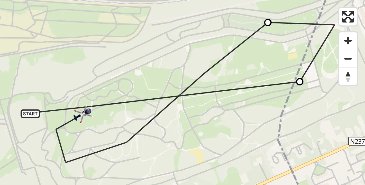 Vluchtroute Politiehelikopter Soest - Soest, 06 oktober 2026, 18:05