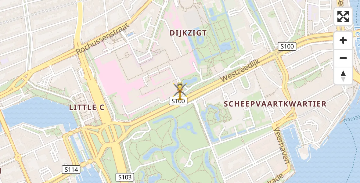 Vluchtroute Traumahelikopter Erasmus MC - Erasmus MC, 07 oktober 2026, 07:57