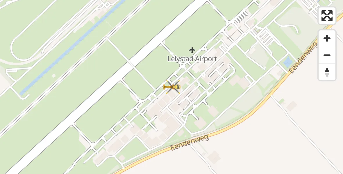 Vluchtroute Traumahelikopter Lelystad Airport - Lelystad Airport, 08 oktober 2026, 08:21