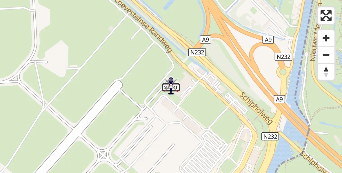 Vluchtroute Politiehelikopter Amsterdam Vliegveld Schiphol - Amsterdam Vliegveld Schiphol, 08 oktober 2026, 11:58