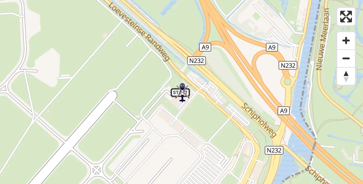 Vluchtroute Politiehelikopter Amsterdam Vliegveld Schiphol - Amsterdam Vliegveld Schiphol, 15 oktober 2026, 07:07
