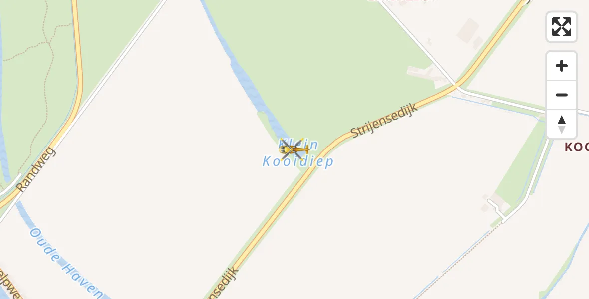 Vluchtroute Traumahelikopter Strijen - Strijen, 17 oktober 2026, 17:04