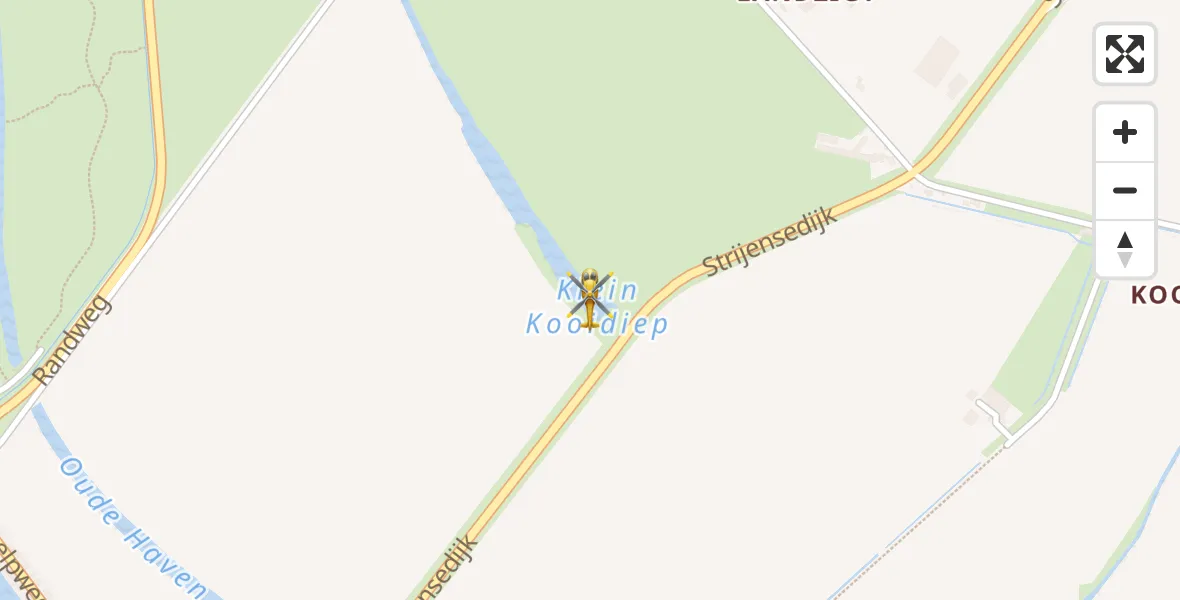 Vluchtroute Traumahelikopter Strijen - Strijen, 20 oktober 2026, 16:19