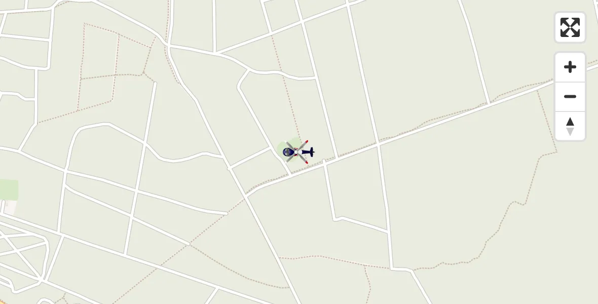 Vluchtroute Politiehelikopter Putten - Putten, 22 oktober 2026, 14:43