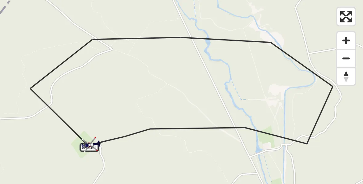 Vluchtroute Politiehelikopter Ermelo - Ermelo, 22 oktober 2026, 15:09