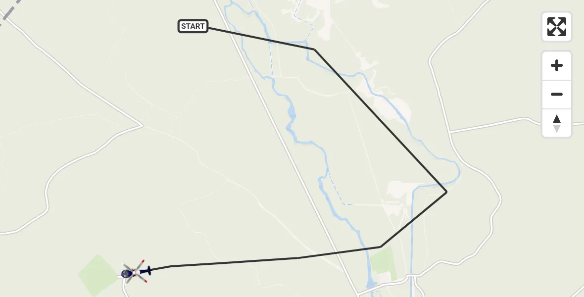 Vluchtroute Politiehelikopter Ermelo - Ermelo, 22 oktober 2026, 15:16