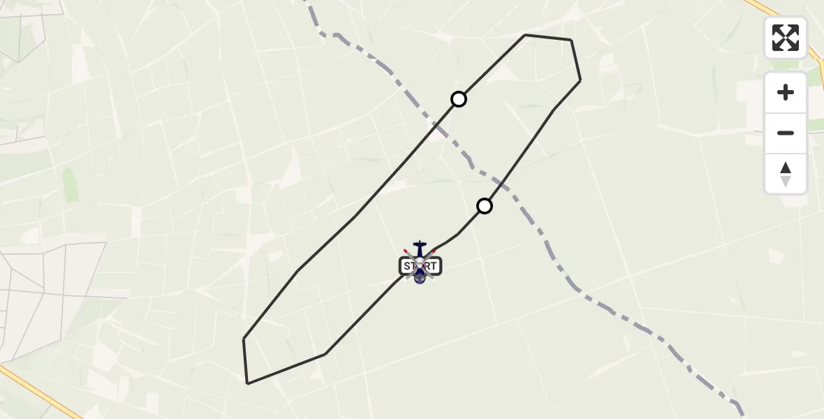 Vluchtroute Politiehelikopter Putten - Putten, 26 oktober 2026, 16:09