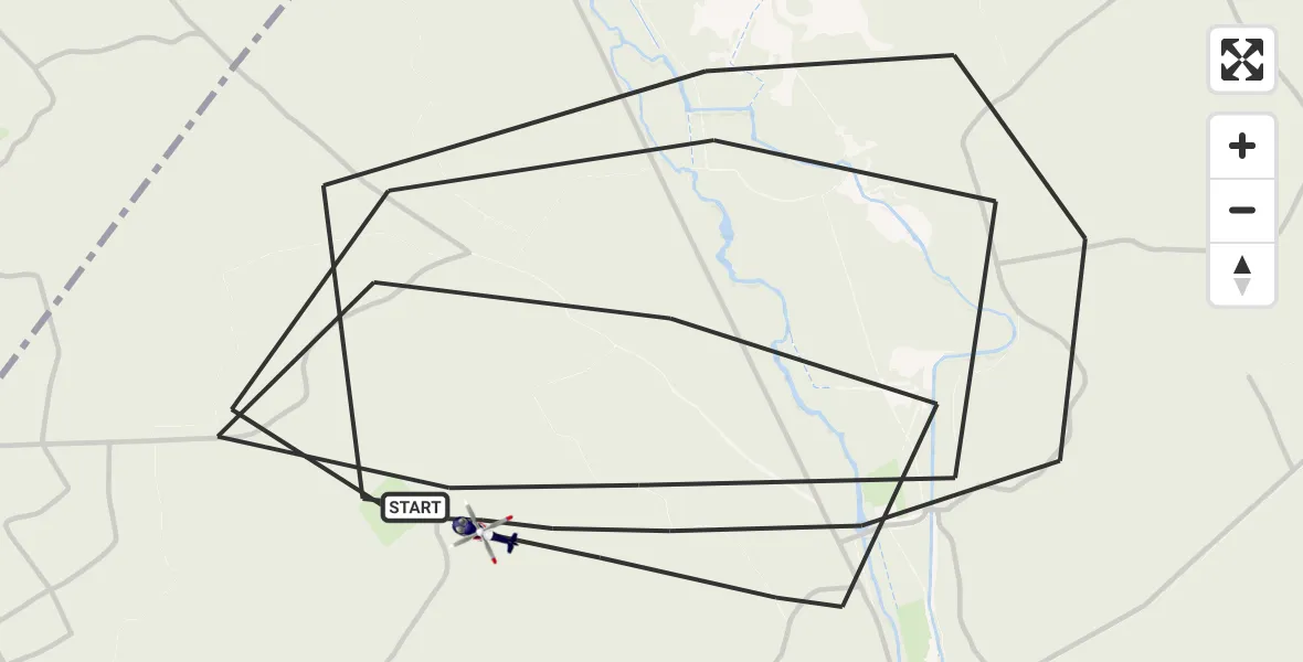Vluchtroute Politiehelikopter Ermelo - Ermelo, 28 oktober 2026, 15:51