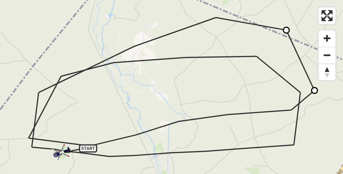 Vluchtroute Politiehelikopter Ermelo - Ermelo, 28 oktober 2026, 18:43